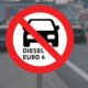 Scatta per i diesel euro 4 divieto di circolazione dalle 8.30 alle 18.30.