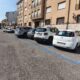 Nuovi stalli blu per sosta auto realizzati in zona Parto Palio.