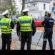 Controlli precauzionali di velocità e green pass della polizia a Verona