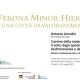 “Verona Minor Hierusalem: L’anima della materia: il volto degli apostoli tra testimonianza e destino”