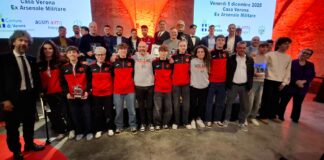 PREMIATE A CASA VERONA LE ECCELLENZE DELLO SPORT VERONESE. IL CANGRANDE D’ORO A STEFANO RAIMONDI