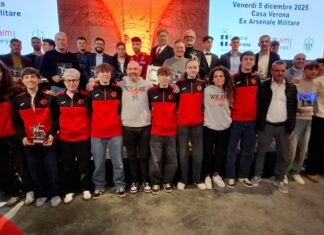 PREMIATE A CASA VERONA LE ECCELLENZE DELLO SPORT VERONESE. IL CANGRANDE D’ORO A STEFANO RAIMONDI